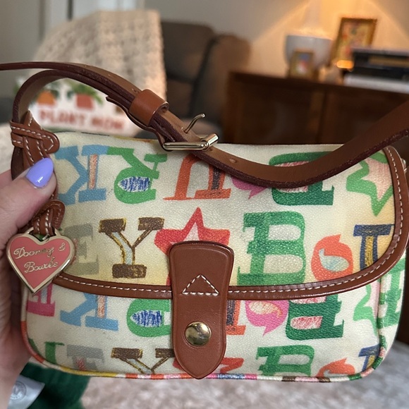 Dooney & Bourke Handbags - Dooney & Bourke Multicolor Alphabet Shoulder Bag